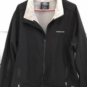 XL Men's black coat EUC